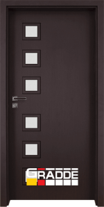 Интериорна врата Gradde Reichsburg, цвят Орех Рибейра