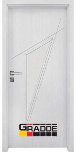 Интериорна врата серия Граде модел Glas 4.2 в цвят Сибирска Лиственица