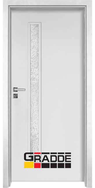 Интериорна врата Граде, модел Wartburg, цвят Бял Мат
