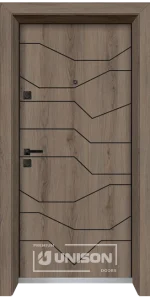 Входна врата Unison Laminor L-121, цвят Тунис