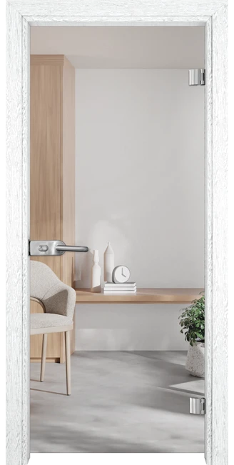 Стъклена интериорна врата Basic G 10 с каса Бреза